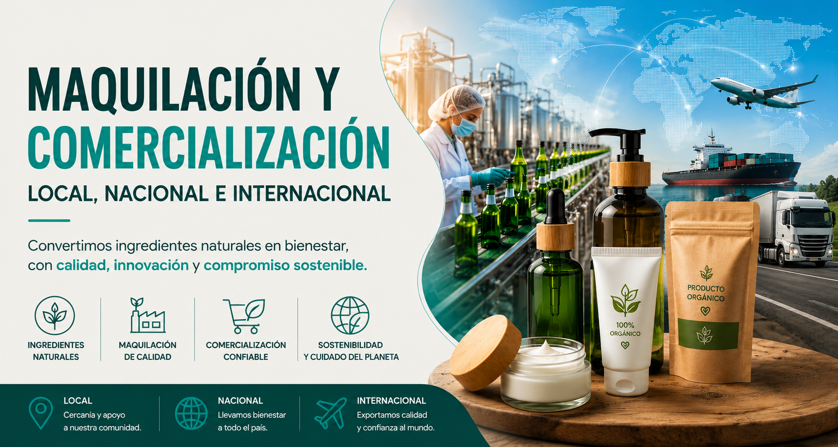 Ankaya Origen — Maquilación y comercialización local, nacional e internacional.